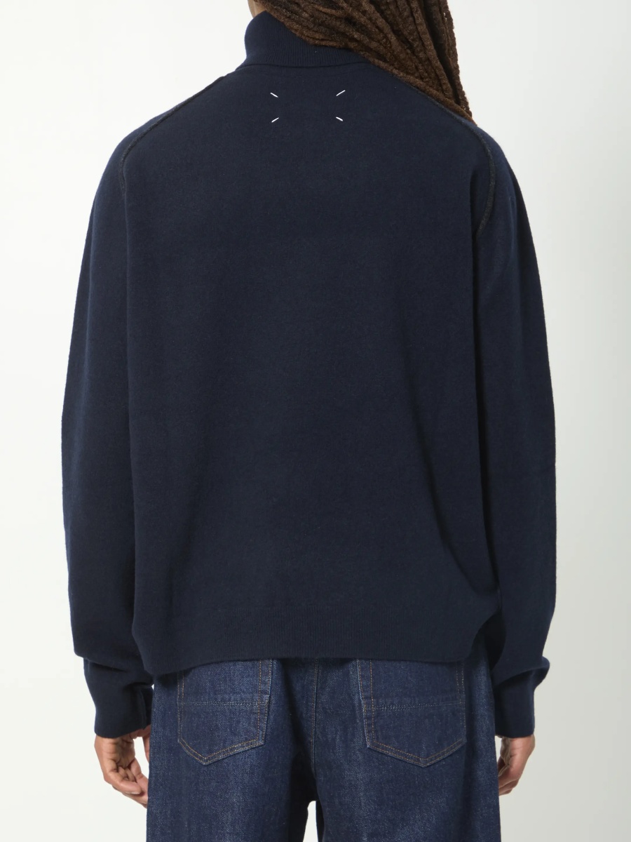Pulover Virgin Wool Turtleneck Sweater - Img 4