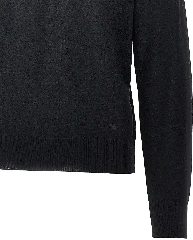 Pulover Virgin wool turtleneck with Eagle embroidery - Img 2