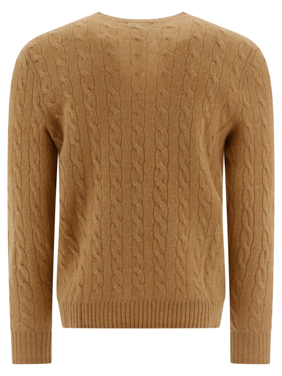 Pulover Wool and cashmere crewneck sweater with logo - Img 2