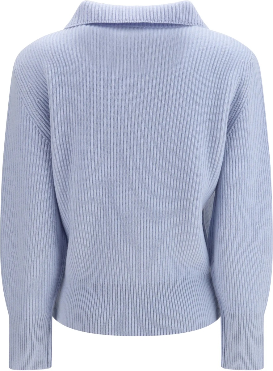 Pulover Wool and cashmere half zip Sweater - Img 2