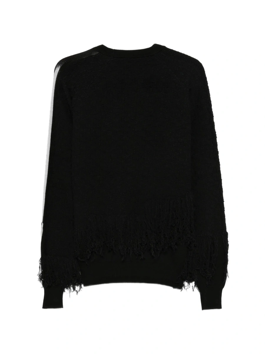 Pulover Y-3 negru din lana - Img 2