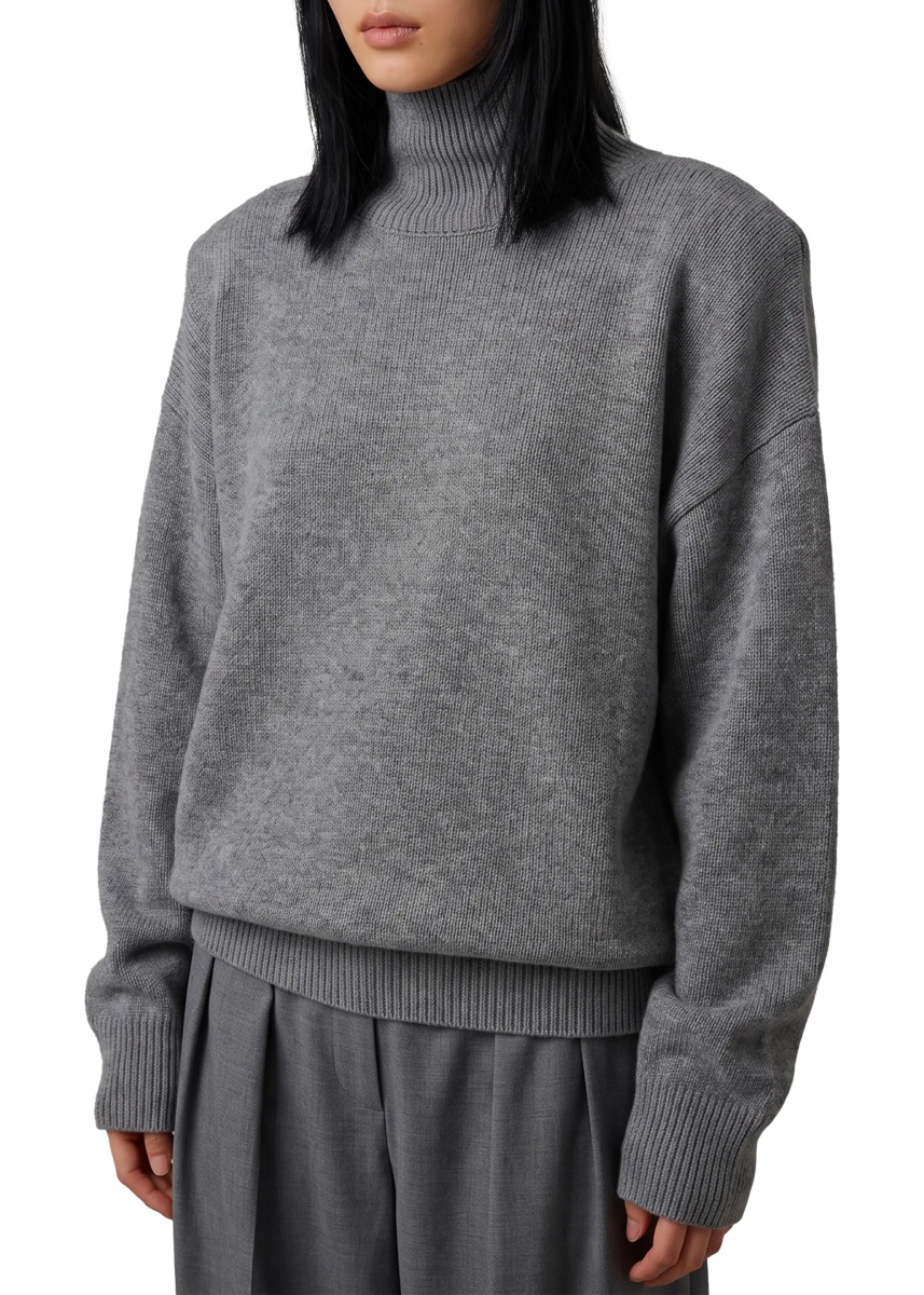 Pulovere Dark Gala Padded Knit Turtleneck - Img 2