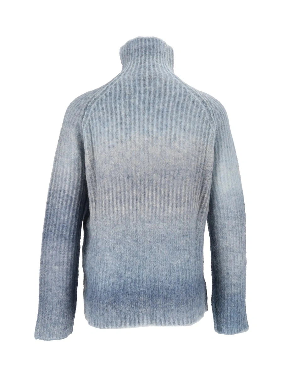 Pulovere ENGLISH RIB TURTLENE CK - PRINTED YARN - Img 3