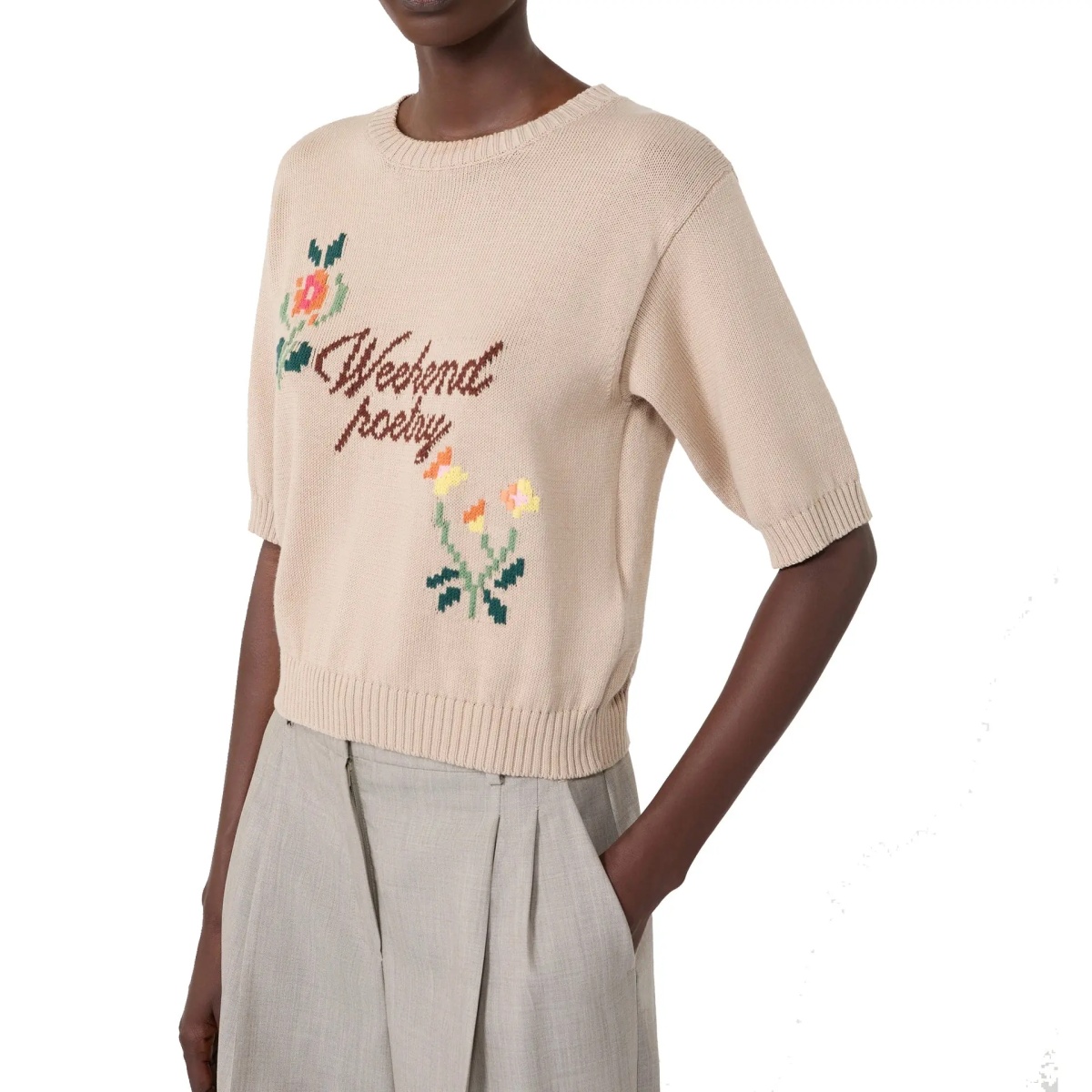 Pulovere Max Mara Weekend Fiacre Cotton Pullover - Img 2
