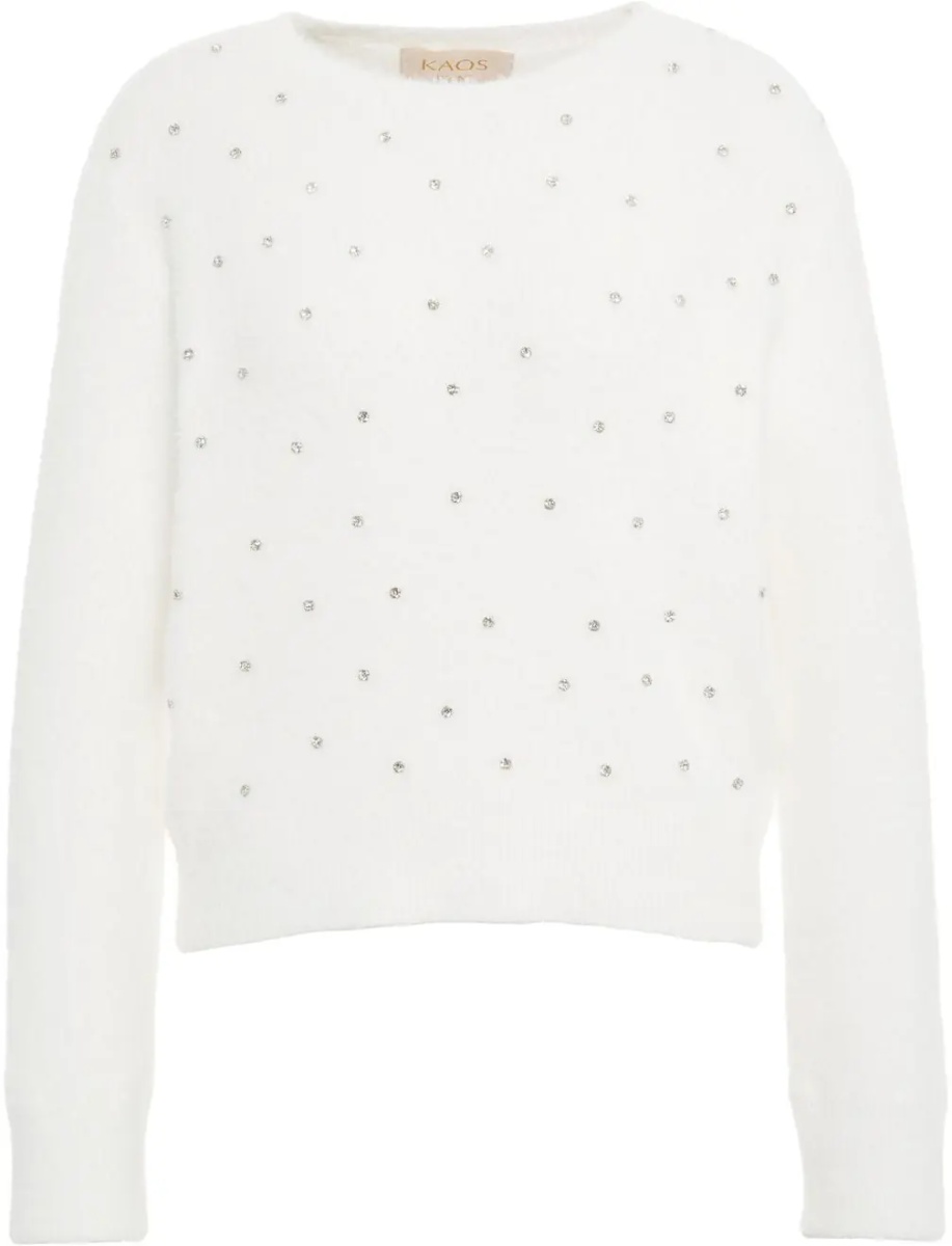 Pulovere Pullover with rhinestone embellishment - Img 2