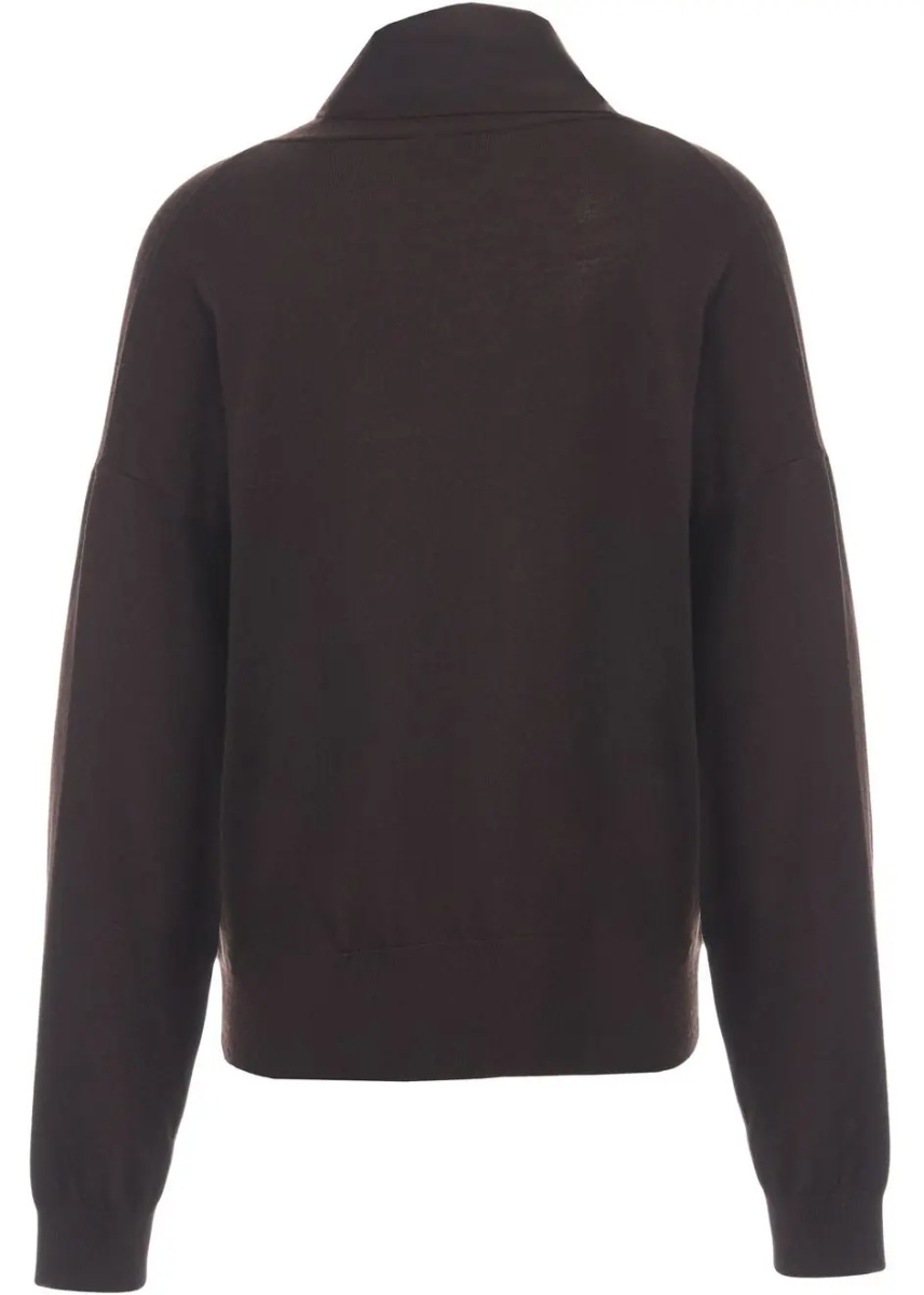Pulovere Sweater with tie-neck collar - Img 3