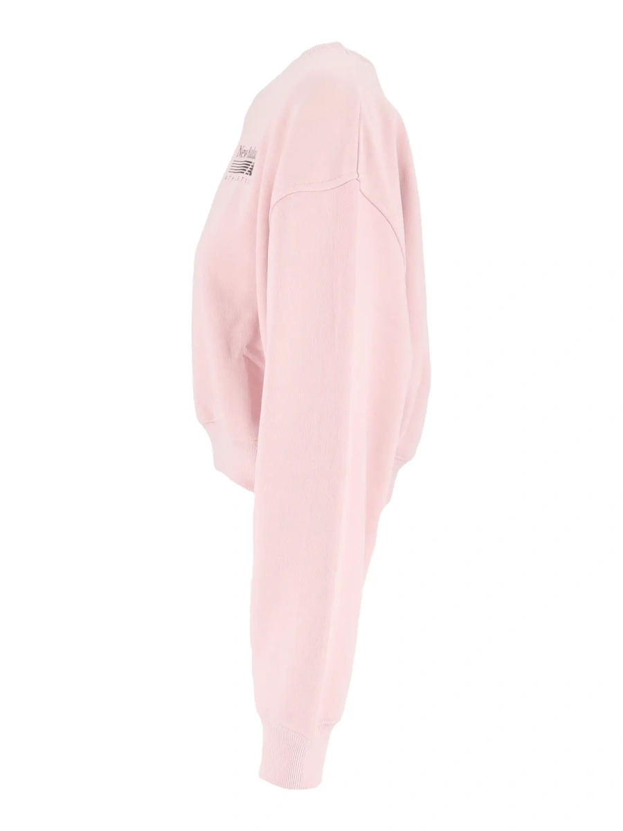 Pulovere Trackside Fleece Crew - PINK CHALK - Img 2