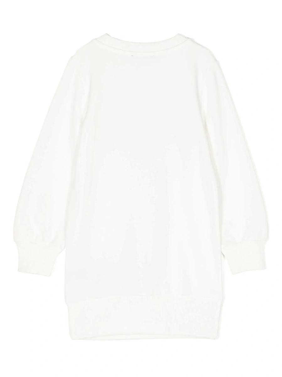 Rochie casual Balmain alba din bumbac - Img 2