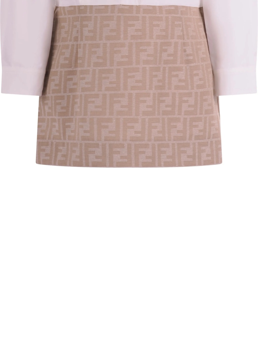 Rochie casual Fendi alba - Img 3