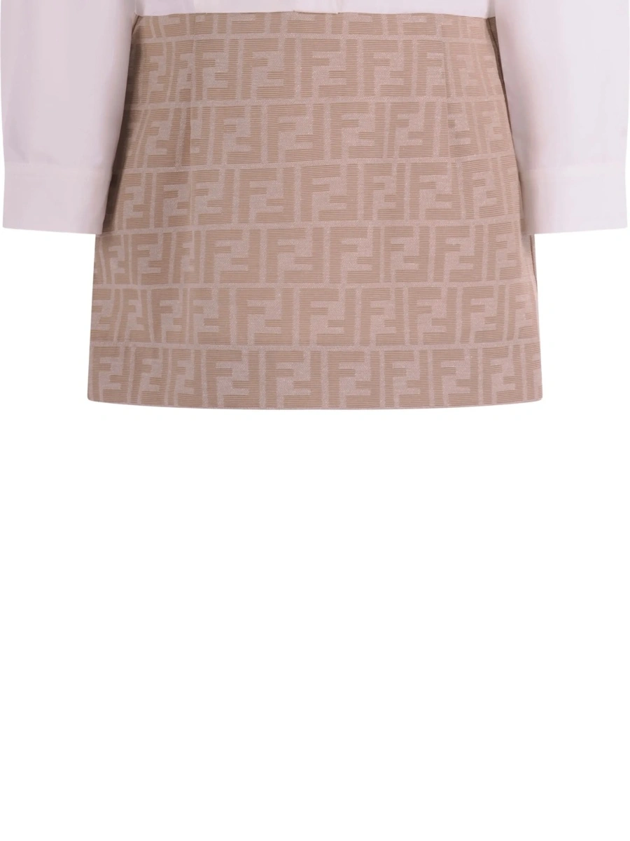 Rochie casual Fendi alba - Img 3