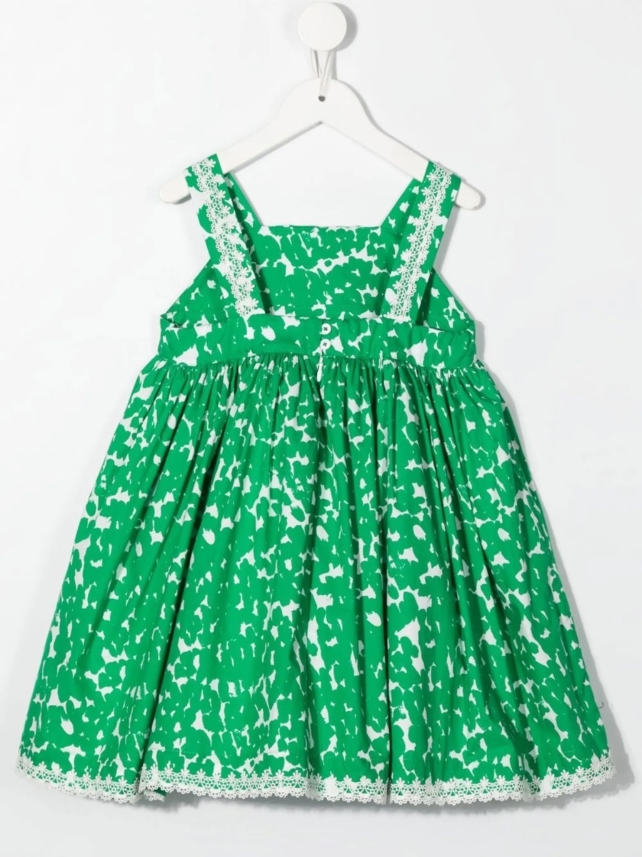 Rochie casual MIMISOL verde din bumbac - Img 2