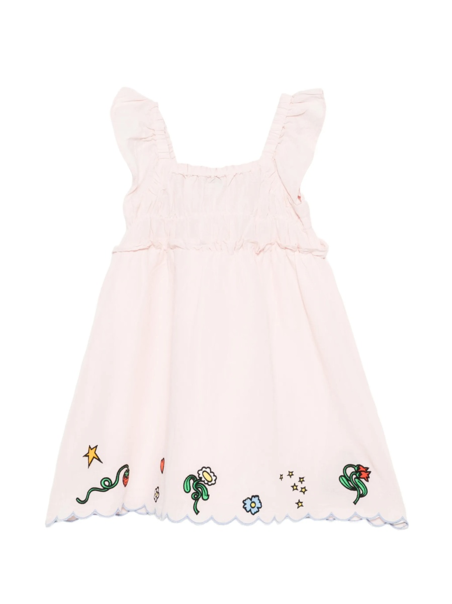 Rochie casual Stella McCartney roz din in si bumbac - Img 2