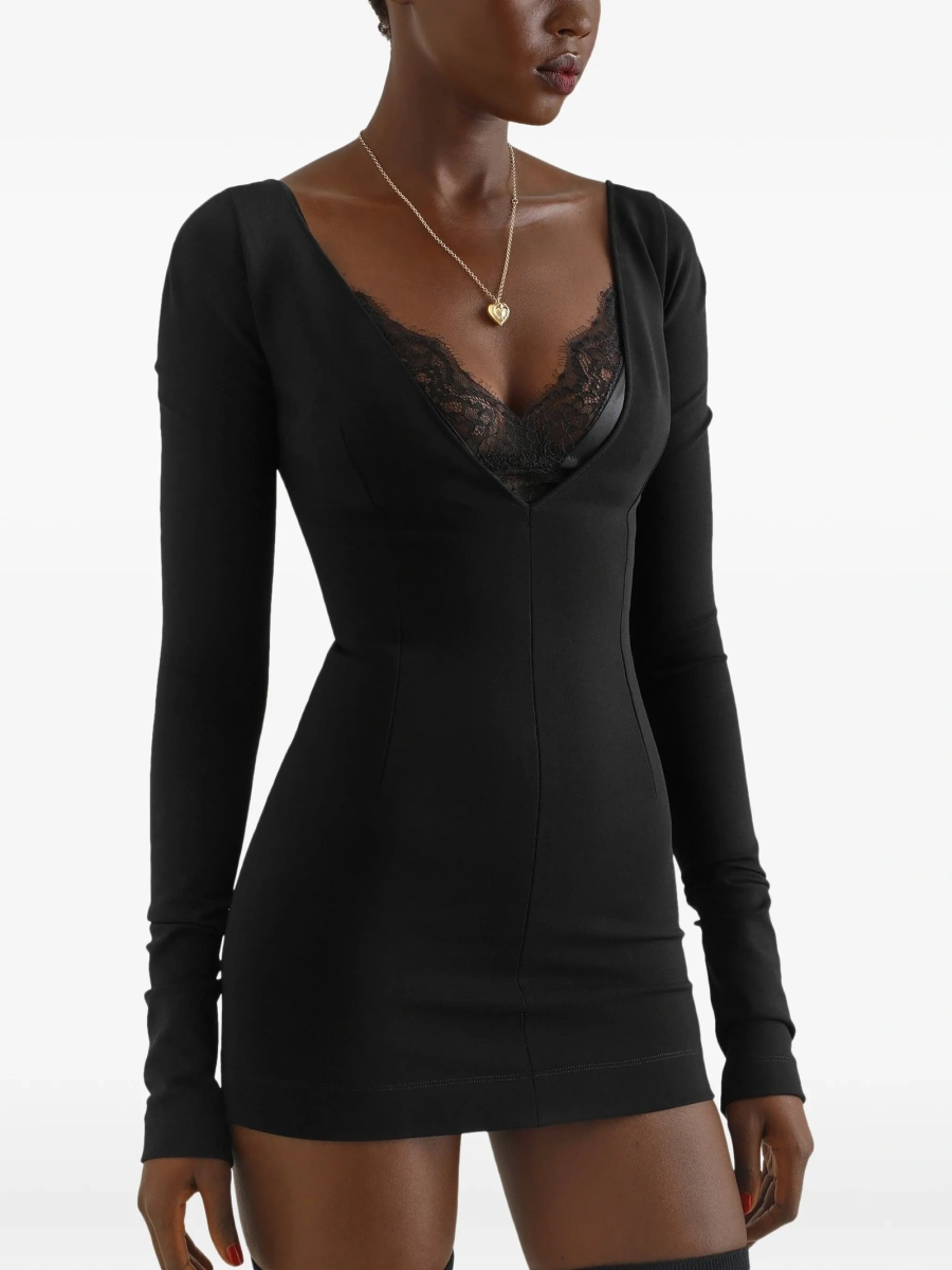 Rochie de ocazie Dolce &amp; Gabbana neagra - Img 4