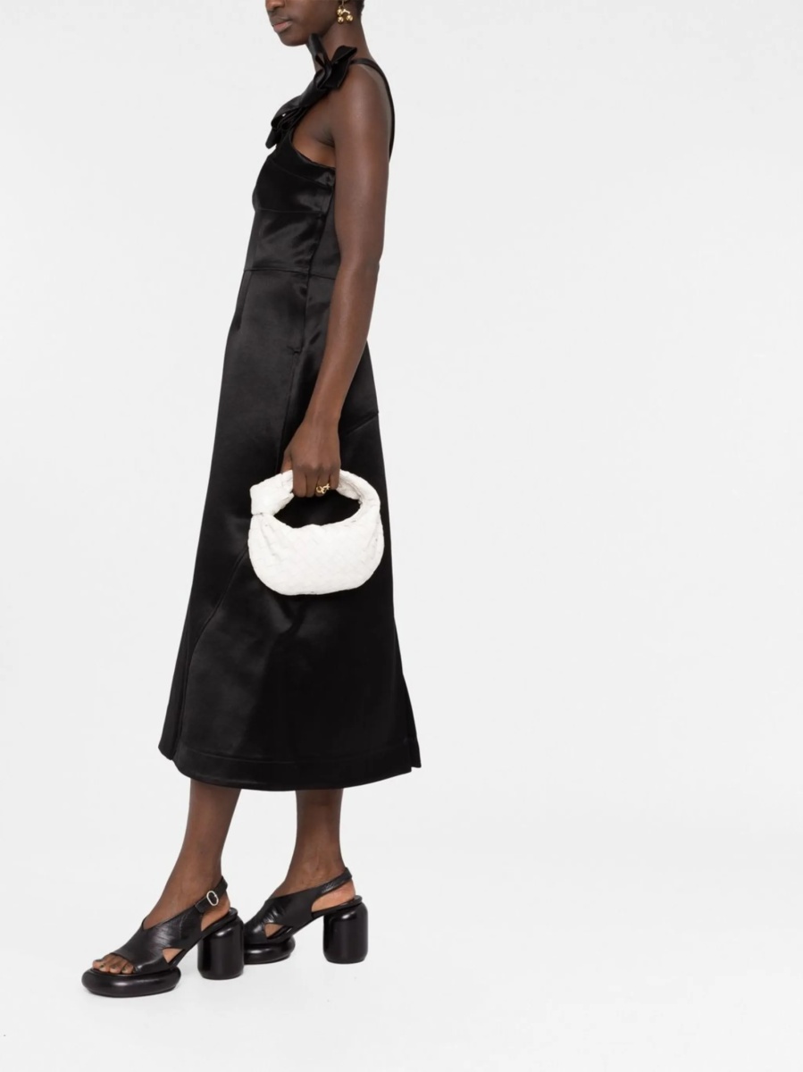 Rochie de ocazie Jil Sander neagra din acetat - Img 4