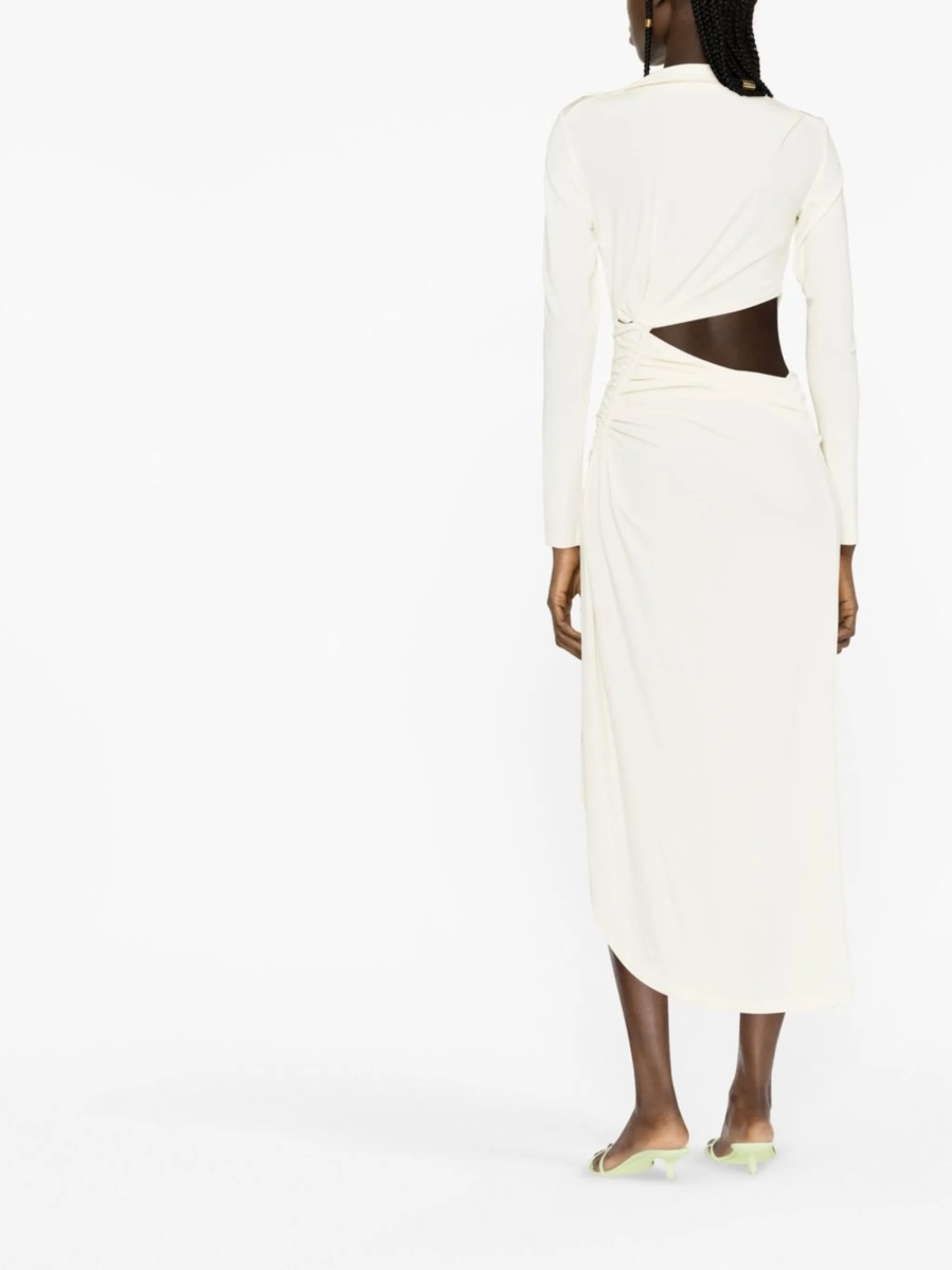 Rochie de ocazie Off-White alba - Img 3