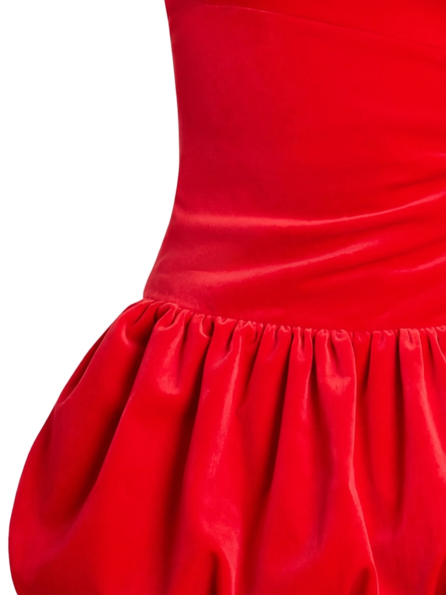 Rochie de ocazie Patou rosie din bumbac organic - Img 2
