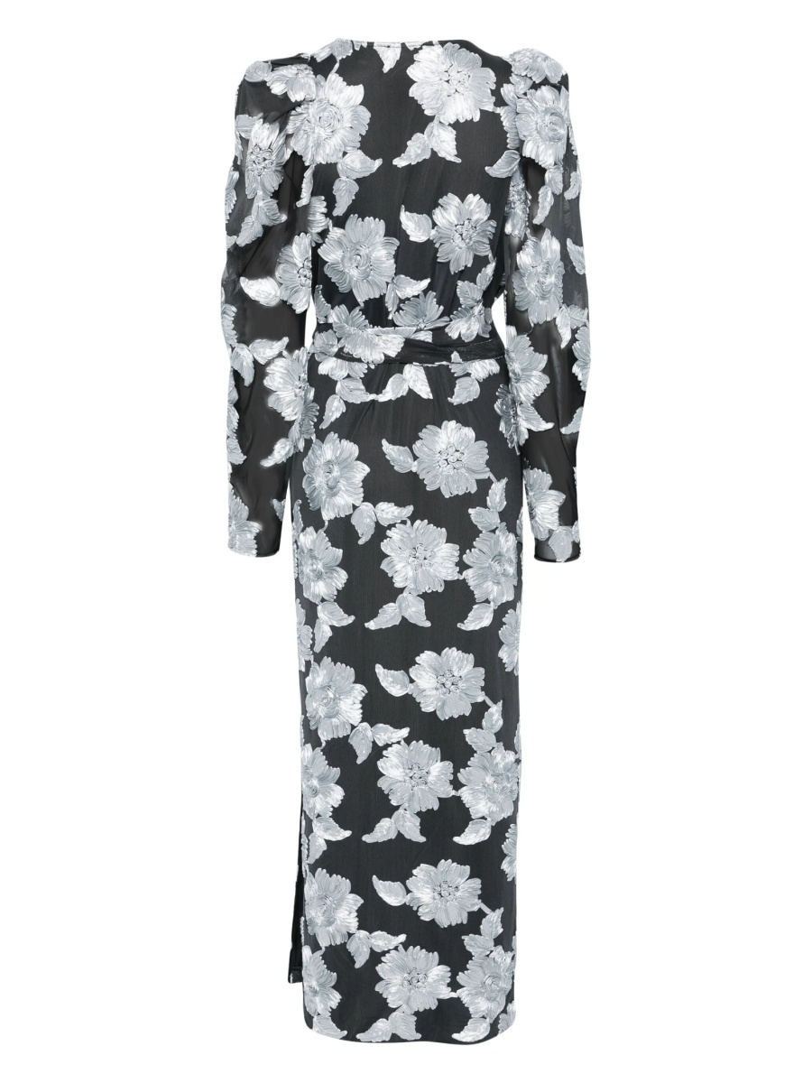 Rochie de ocazie ROTATE Birger Christensen gri din spandex/elastan - Img 2