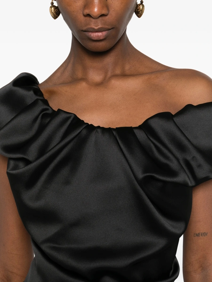 Rochie de ocazie Vivienne Westwood neagra din polyester - Img 5