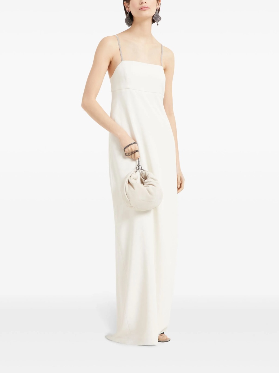 Rochie de seara Brunello Cucinelli alba - Img 2