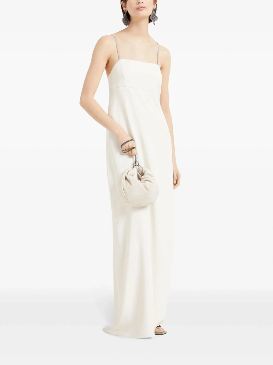 Rochie de seara Brunello Cucinelli alba - Img 2