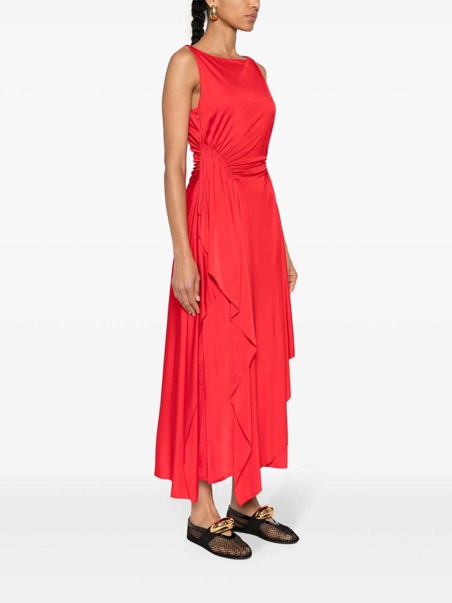 Rochie de seara Lanvin rosie - Img 3