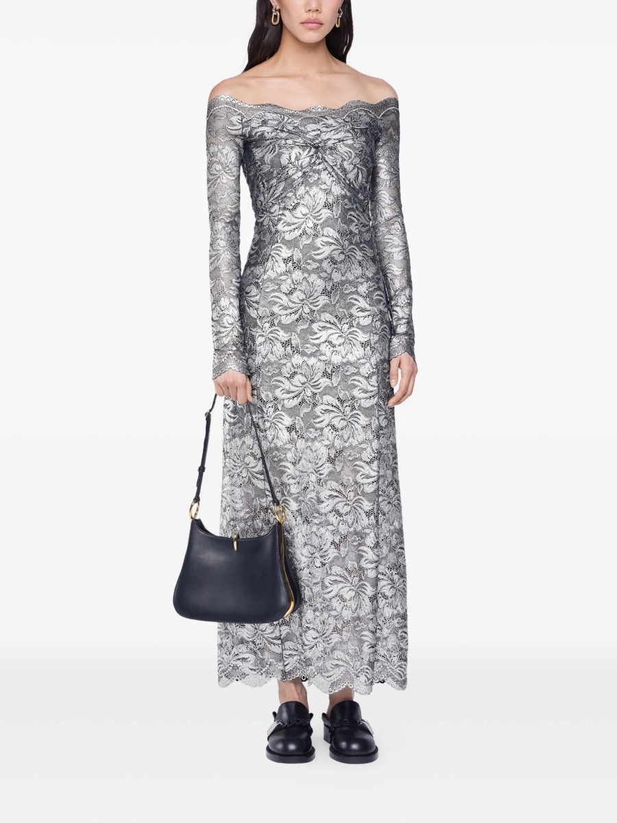 Rochie de seara RABANNE argintie - Img 2