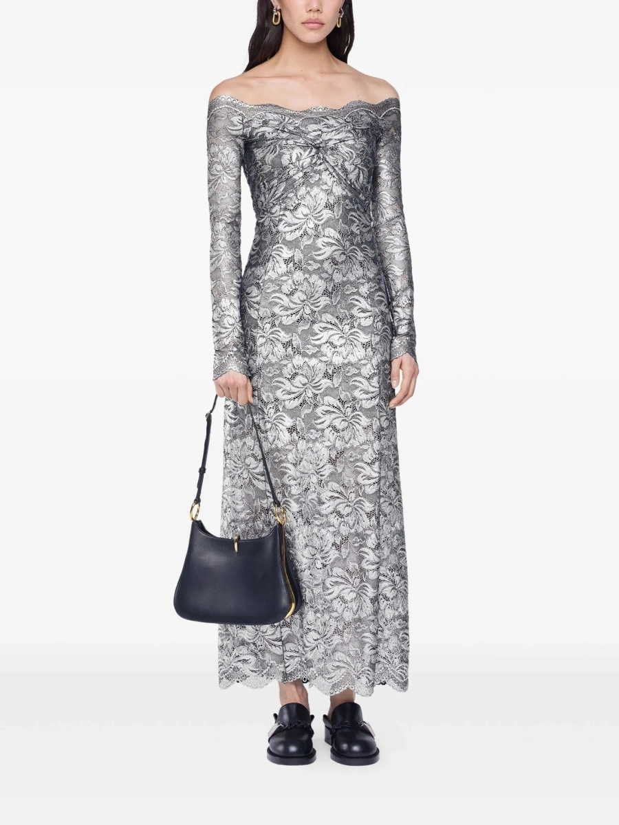 Rochie de seara RABANNE argintie - Img 2
