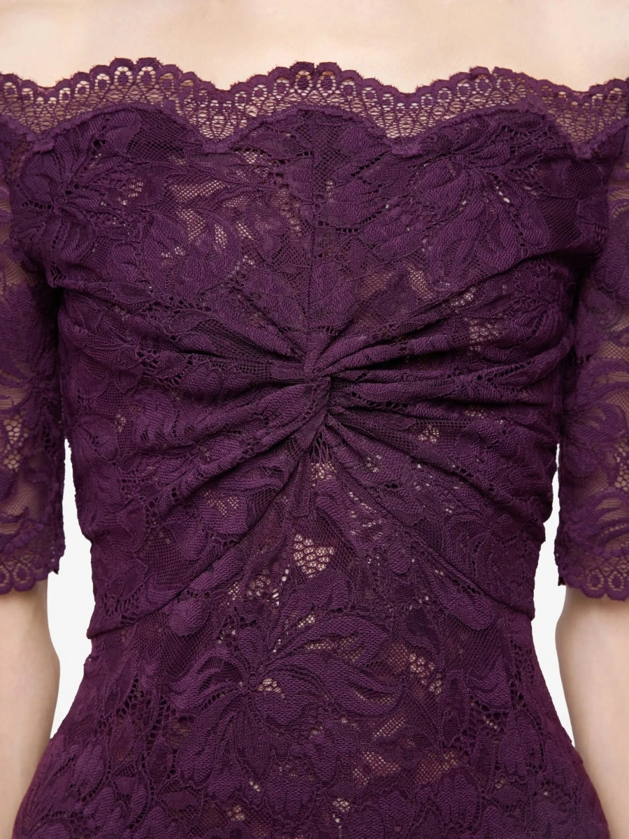 Rochie de seara RABANNE violet din elastan si poliamida - Img 5