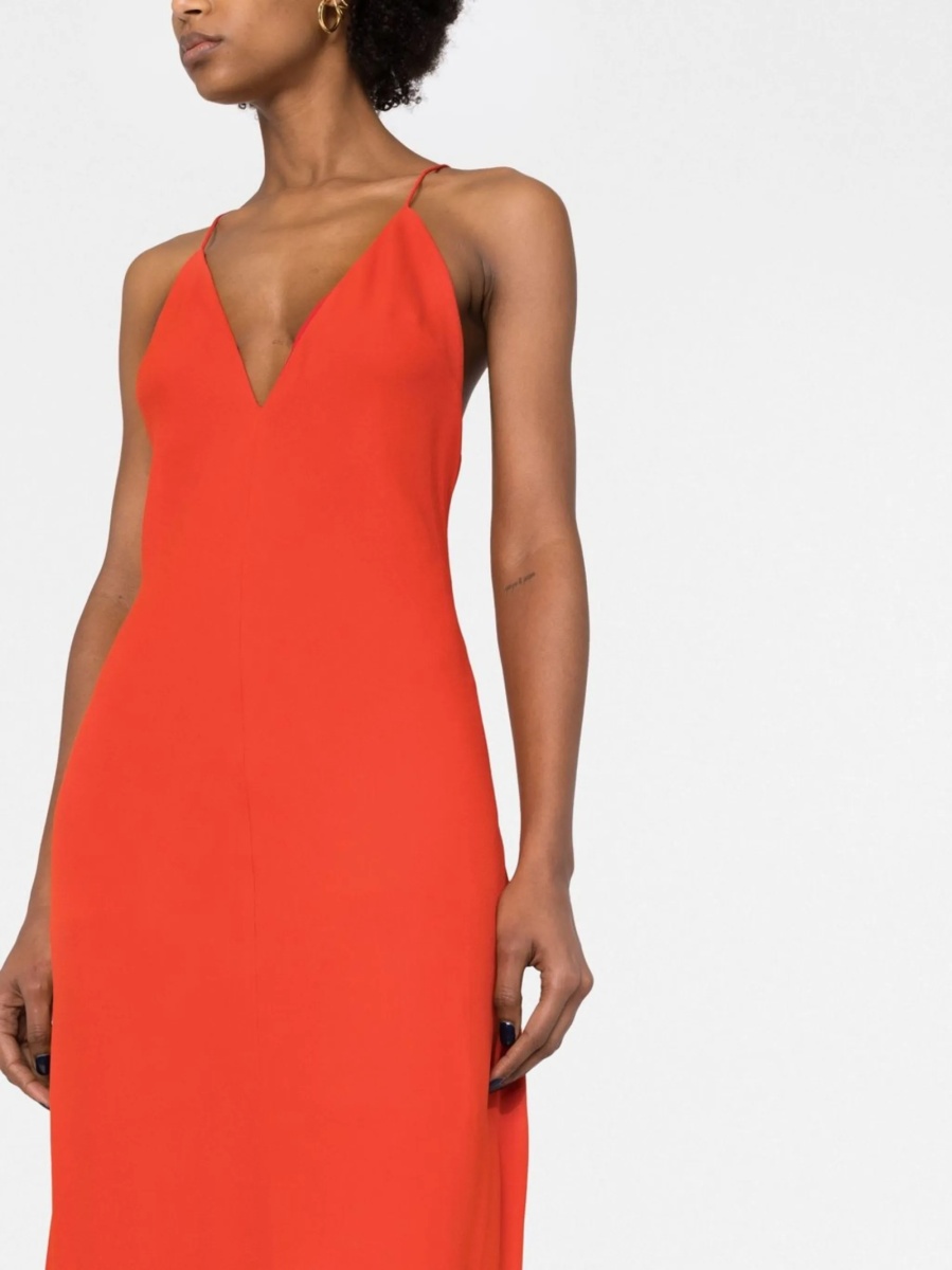 Rochie de seara Stella McCartney rosie din spandex/elastan si vascoza - Img 5