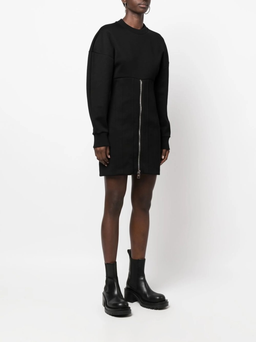 Rochie de zi Alexander McQueen neagra din poliamida - Img 3