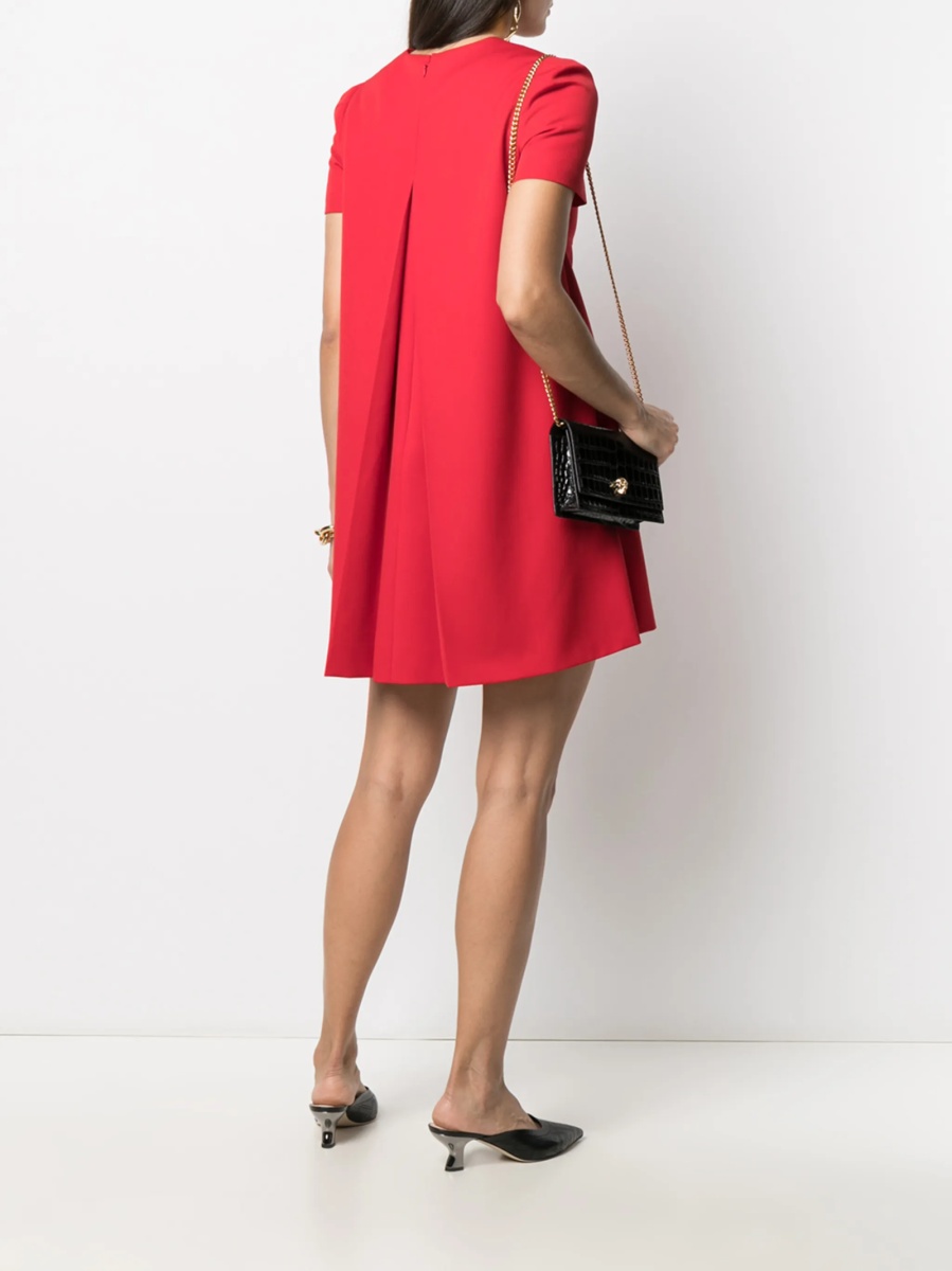 Rochie de zi Alexander McQueen rosie din lana - Img 2