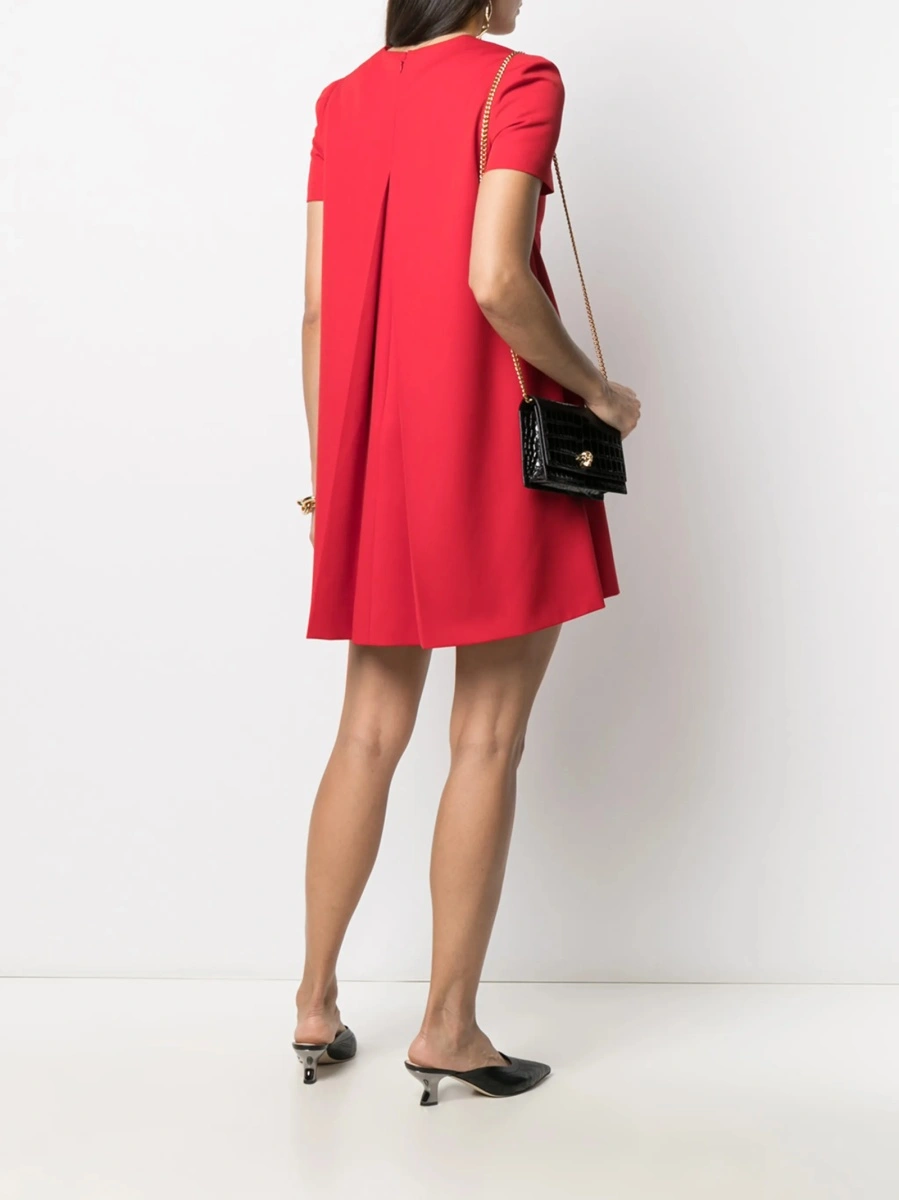 Rochie de zi Alexander McQueen rosie din lana - Img 2
