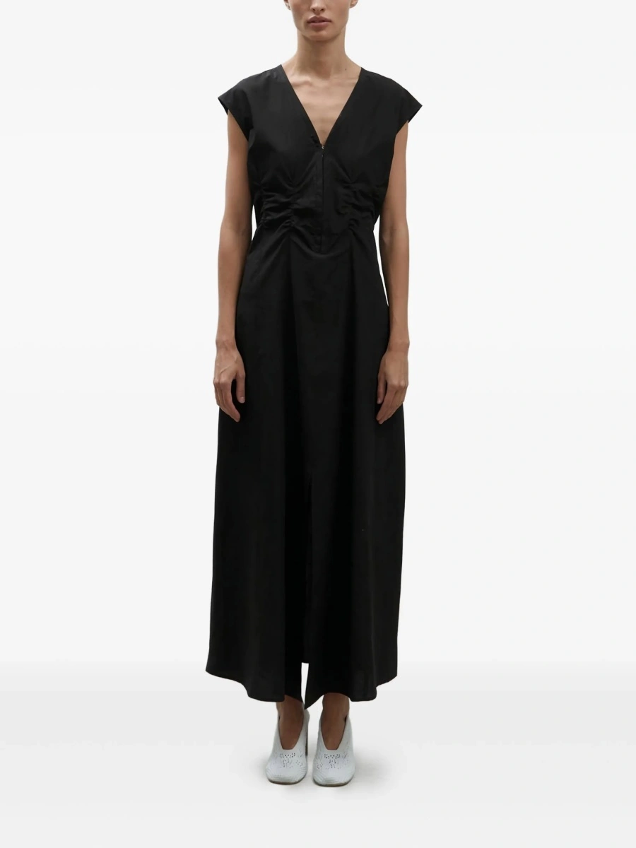 Rochie de zi ALYSI neagra - Img 2