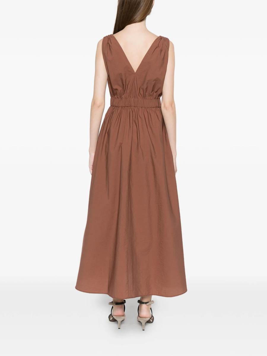 Rochie de zi Brunello Cucinelli maro - Img 4