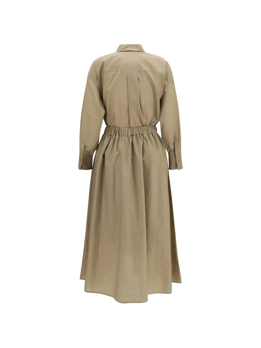 Rochie de zi Brunello Cucinelli verde - Img 3