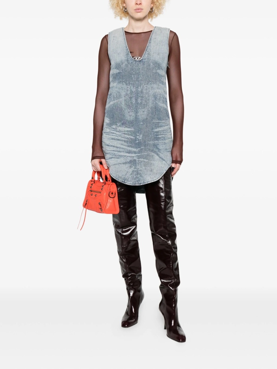 Rochie de zi Diesel albastra - Img 2