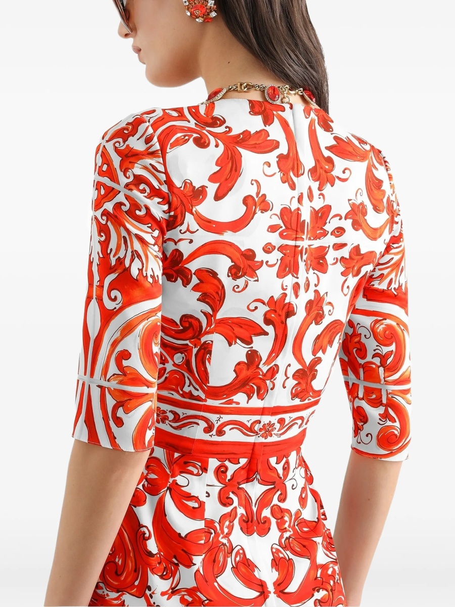 Rochie de zi Dolce &amp; Gabbana alba - Img 5
