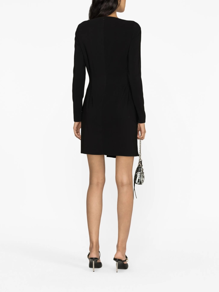 Rochie de zi DSQUARED2 neagra din polyester si elastan - Img 4