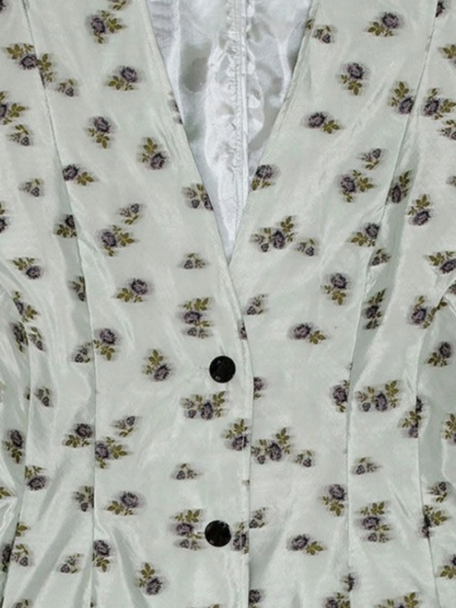 Rochie de zi Ganni neutra - Img 2