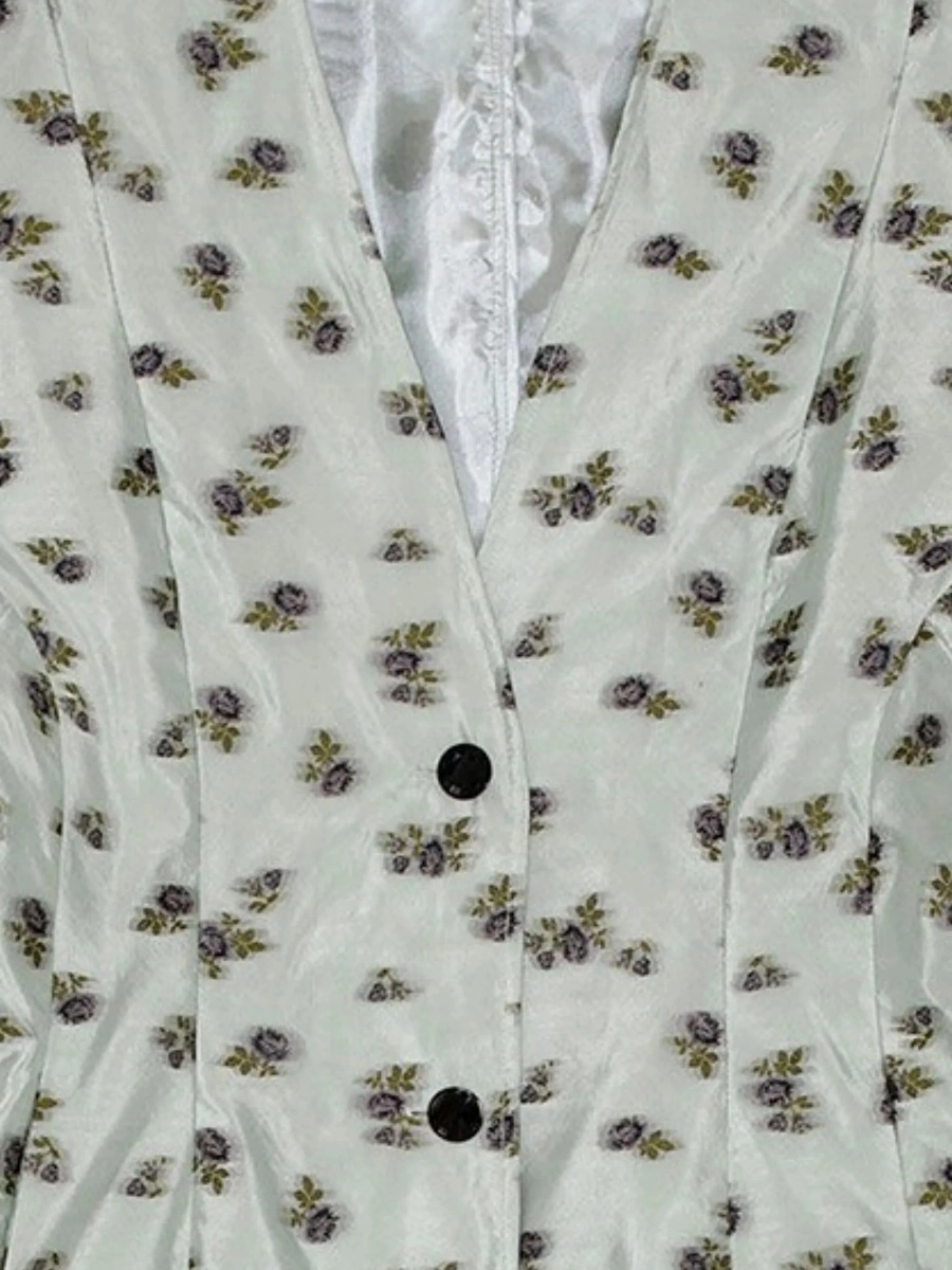 Rochie de zi Ganni neutra - Img 2