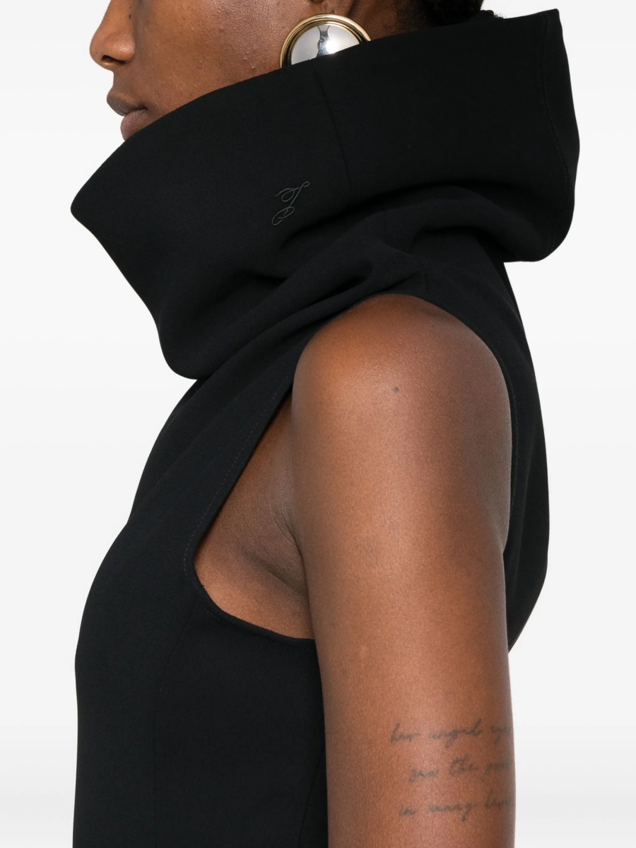 Rochie de zi JACQUEMUS neagra - Img 5
