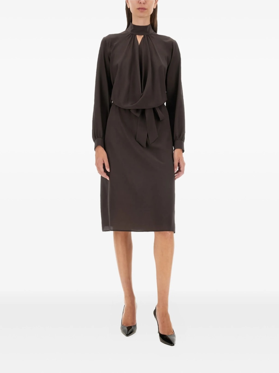 Rochie de zi KITON maro - Img 2