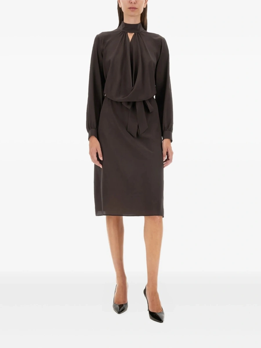 Rochie de zi KITON maro - Img 2