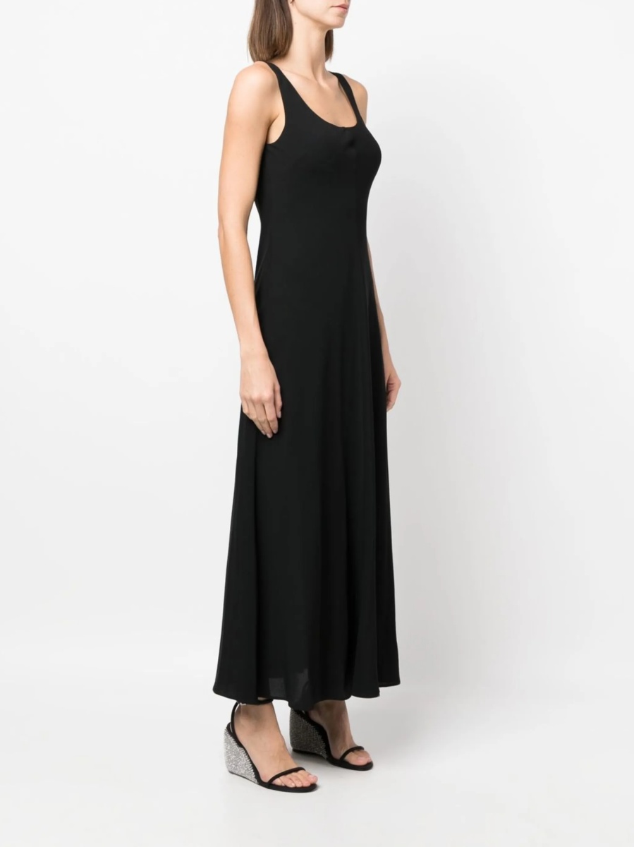 Rochie de zi Philosophy neagra din elastan si vascoza - Img 3