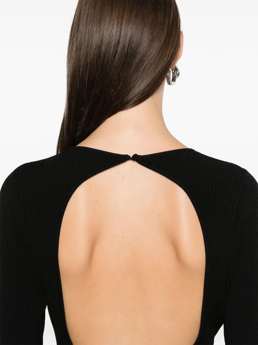 Rochie de zi ROTATE Birger Christensen neagra - Img 5