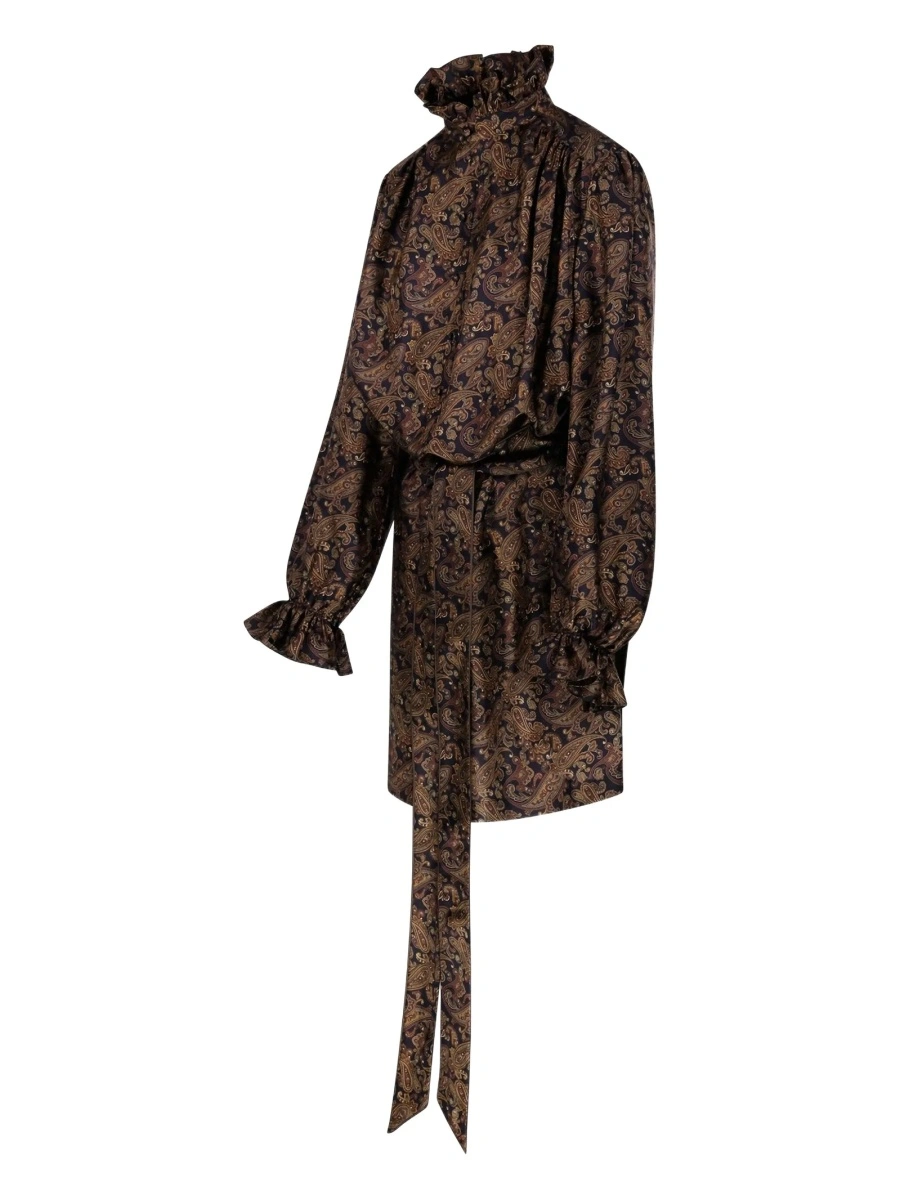 Rochie de zi Saint Laurent albastra - Img 3