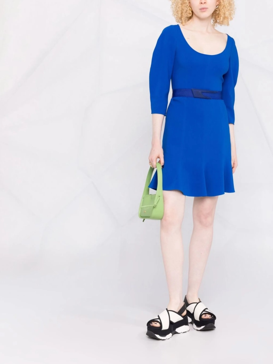 Rochie de zi Stella McCartney albastra - Img 2