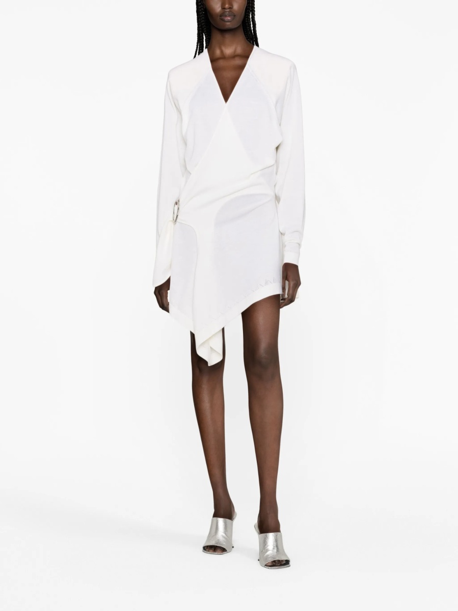 Rochie de zi THE ATTICO neutra din lana - Img 2