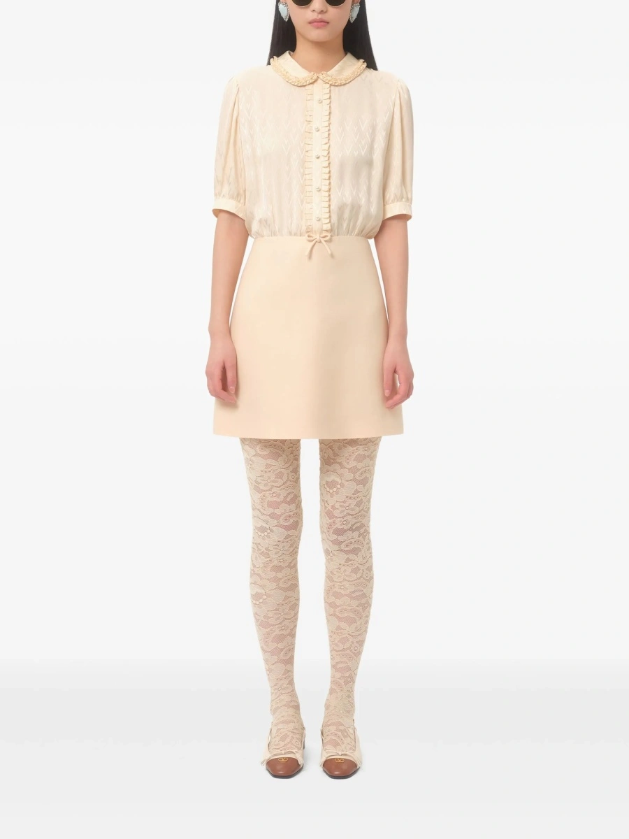 Rochie de zi Valentino Garavani neutra - Img 3