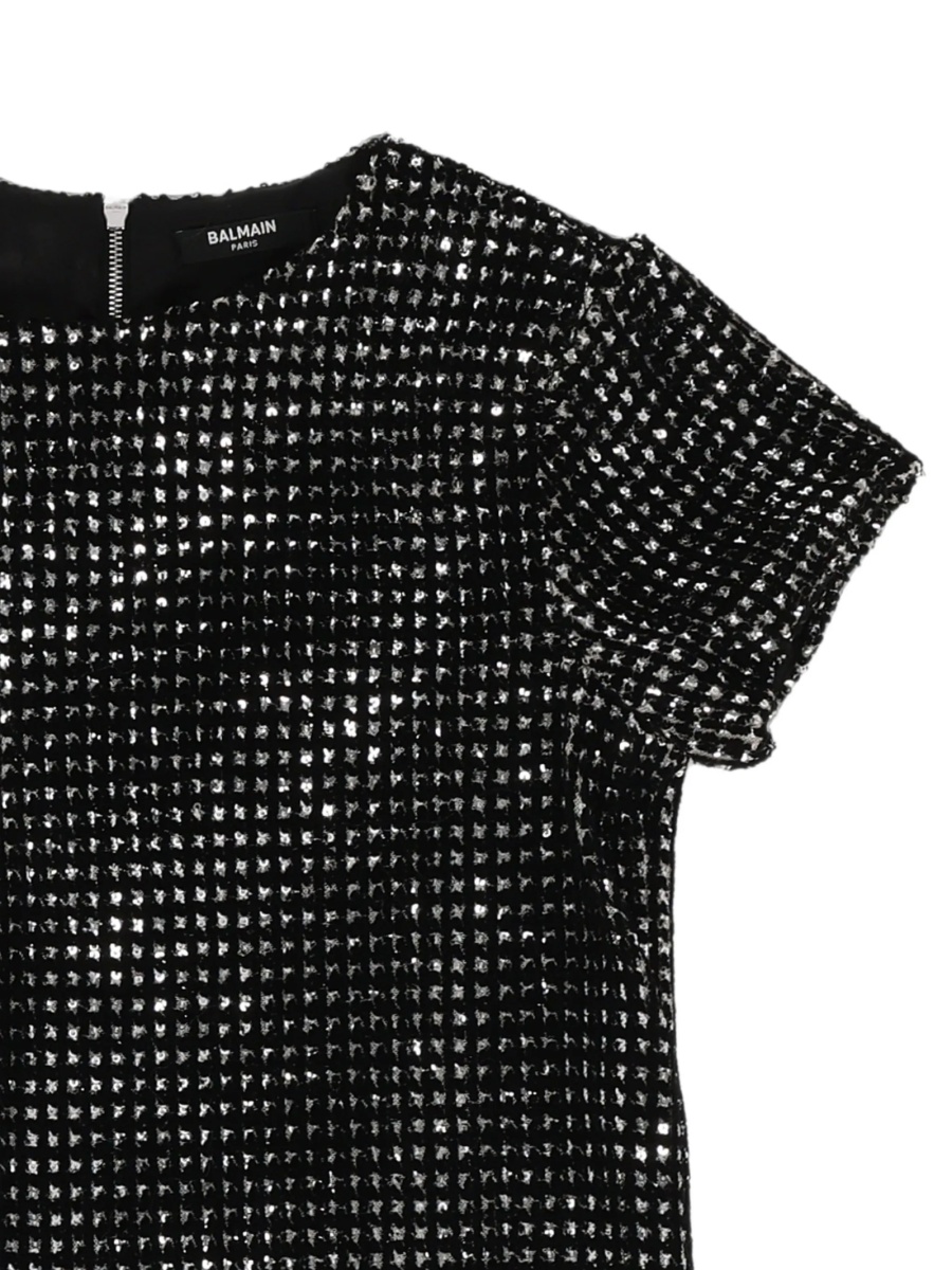 Rochie eleganta Balmain neagra - Img 3